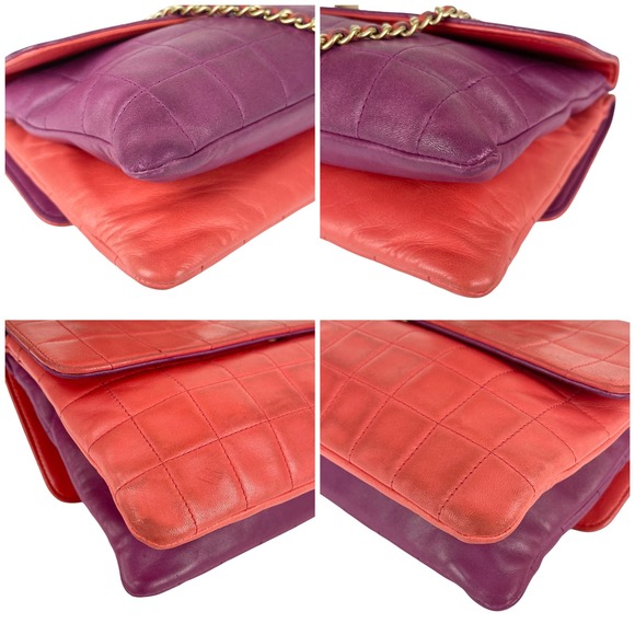 CHANEL Classic Chocolate Bar Reissue Double Pocket Flap Bag Vintage - Picture 7 of 11